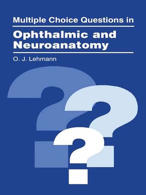 cover image of Multiple Choice Questions in Ophthalmic and Neuroanatomy
